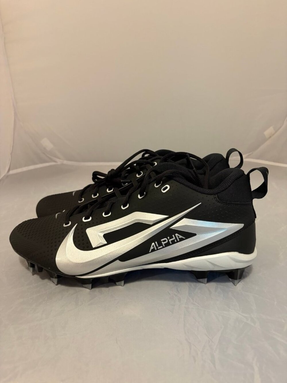 Nike Alpha Menace Varisty 4 Oregon Player PE Football Cleats Black IB4042 001
